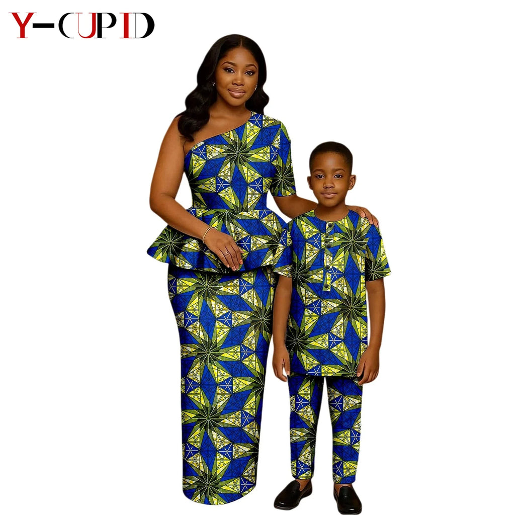 Vestido y Conjunto Dashiki Madre e Hijo | Tico Trendy