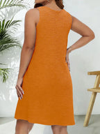 Vestido Casual Verano 2026 para Mujer | Sin Mangas y Holgado | Tipo Camiseta Midi Urbano | Tico Trendy