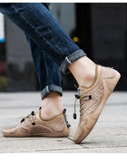 Mocasines Lujo Hombre ∣ Cuero Hechos a Mano ∣ Zapatillas Casual 2023