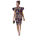 Vestido Dashiki Africano hasta la Rodilla