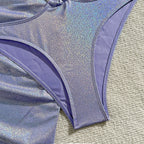 Bikini Brillante de Dos Piezas - Para Brillar en la Noche en la Playa