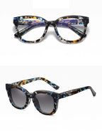 Gafas Ópticas Polarizadas 2 en 1 Clip Magnético | TR90 Titanio Miopía Graduadas Negocios