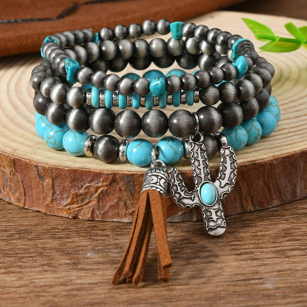 Pulseras de Cuero para Hombre y Mujer |  Hojas y Plumas  |  Dijes de Animales