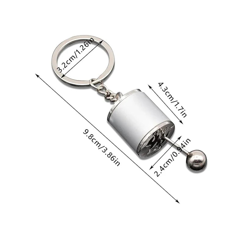 Llavero Palanca Cambios Metal | Juguete Anti Estrés | Regalo Conductor | Ticotrendy