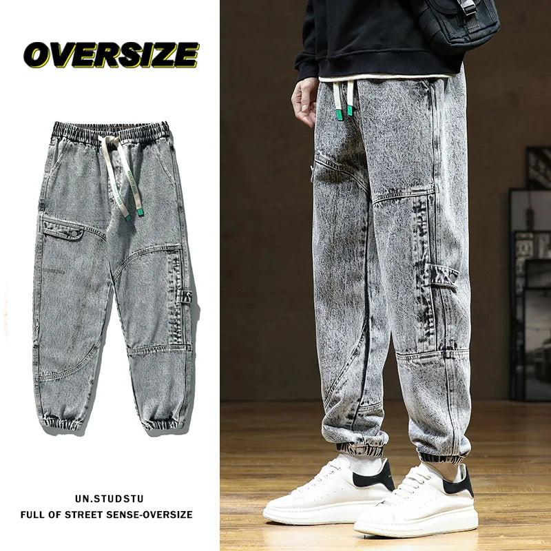 Jeans Harem para Hombre | Cintura Elástica | Estilo Hip-Hop Urbano | Ticotrendy