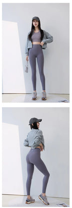 Leggings Piel Tiburón Curva 3D | Doble V Push Up Cintura Alta | Fitness Yoga Primavera | Ticotrendy