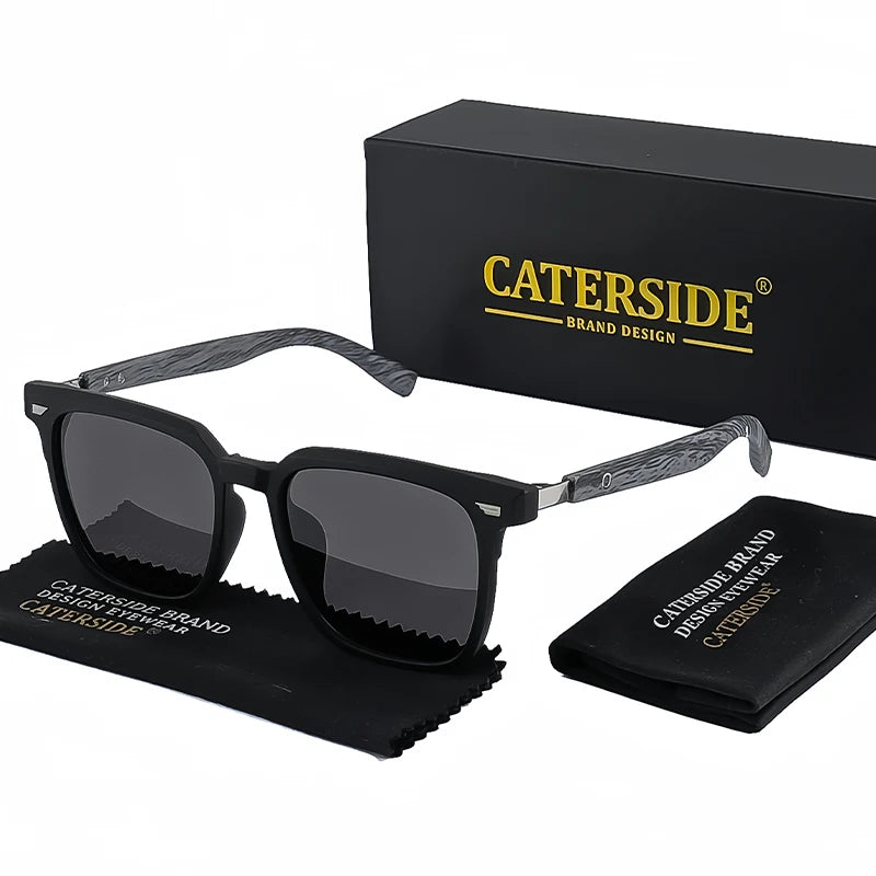 Gafas de Sol Polarizadas CATERSIDE | Montura TR90 y Patillas de Madera | UV400