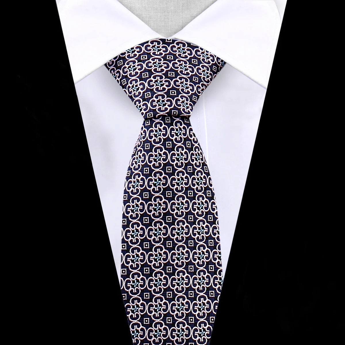 Corbata Jacquard De Poliéster Negocios Boda Accesorio De Moda