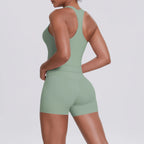 Conjunto Deportivo Mujer 2 Piezas | Sujetador Y Mallas Cintura Alta | Gym Yoga