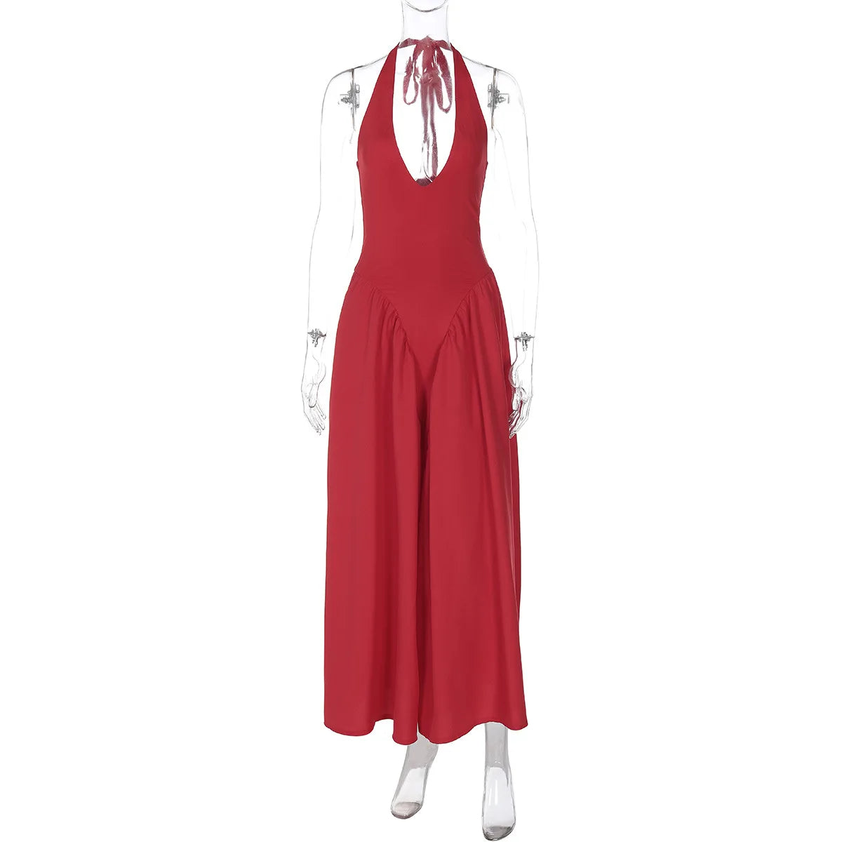 Vestido de fiesta con escote en V y espalda descubierta | Vestidos largos sexys