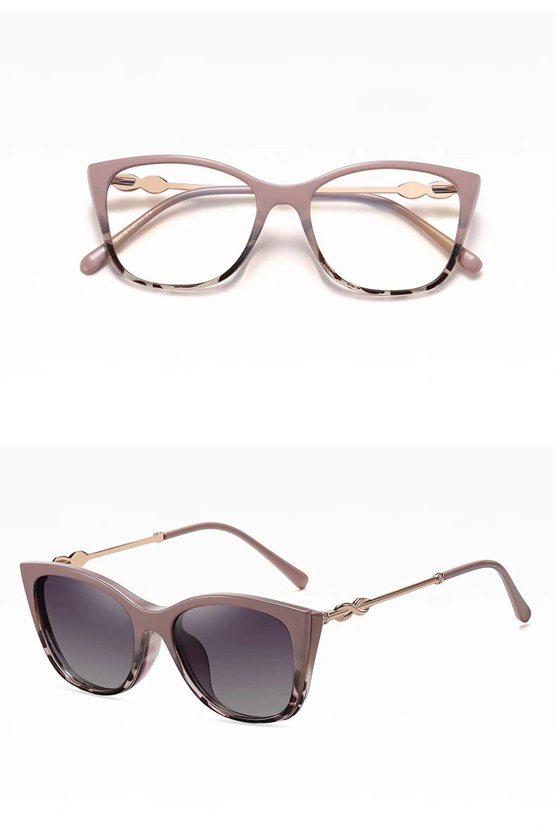 Gafas con Clip Magnético Anti Luz Azul Polarizadas