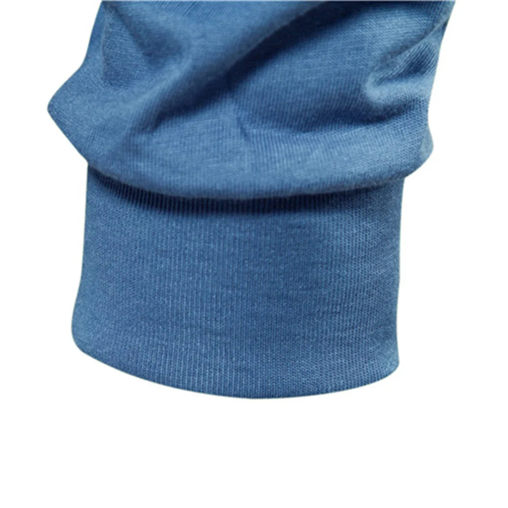 Camiseta Cuello Redondo Color Liso Hombre | Manga Larga Básica | Tallas XS-XXXL | Tico Trendy