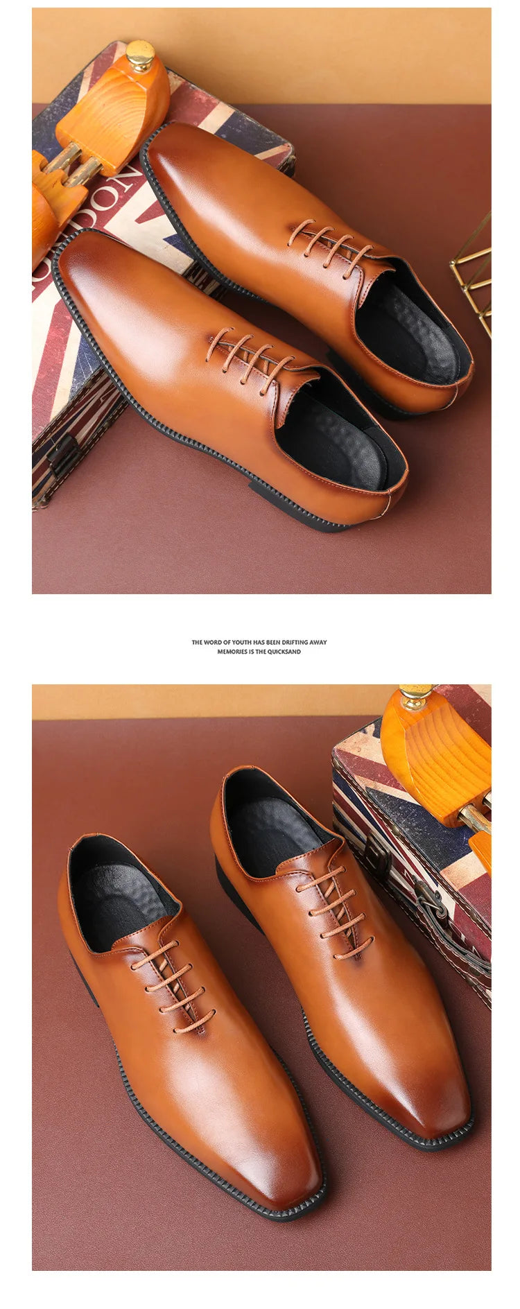 Zapatos Formales para Hombre 2026 | Primavera Otoño con Cordones | Zapatos de Boda y Negocios | Tico Trendy