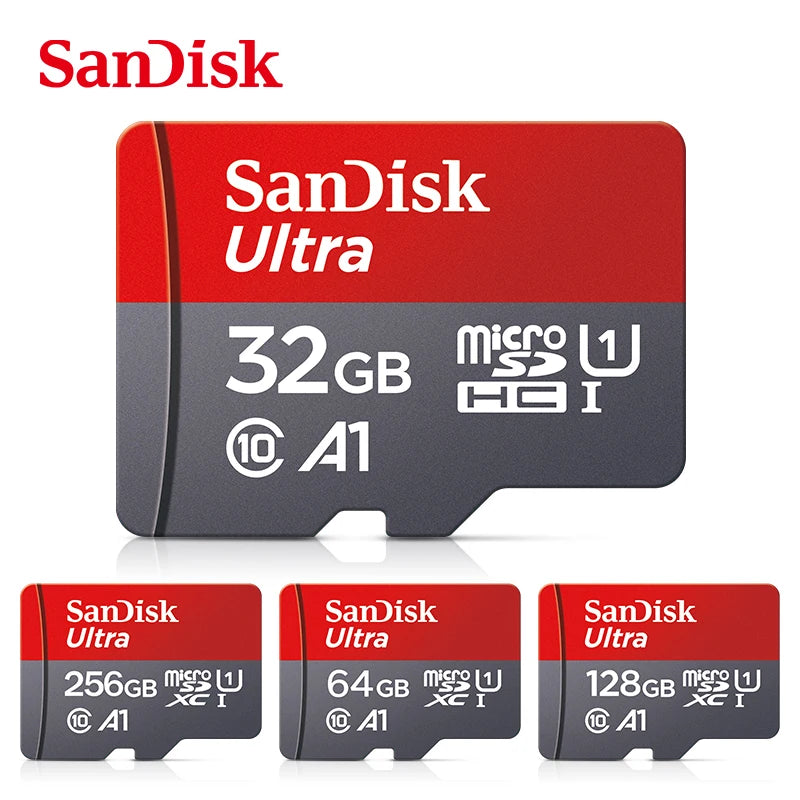Tarjeta Micro SD Sandisk Ultra | Clase 10 A1 V10 | Almacenamiento 4K | Ticotrendy