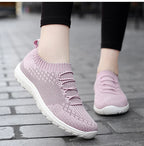 Zapatos Planos Ligeros para Mujer | Tallas 42-43 | Azul, Rosa, Negro, Gris | Verano