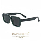 Gafas de Sol Polarizadas Caterside | Retro Cuadradas | Montura de Acetato | Unisex