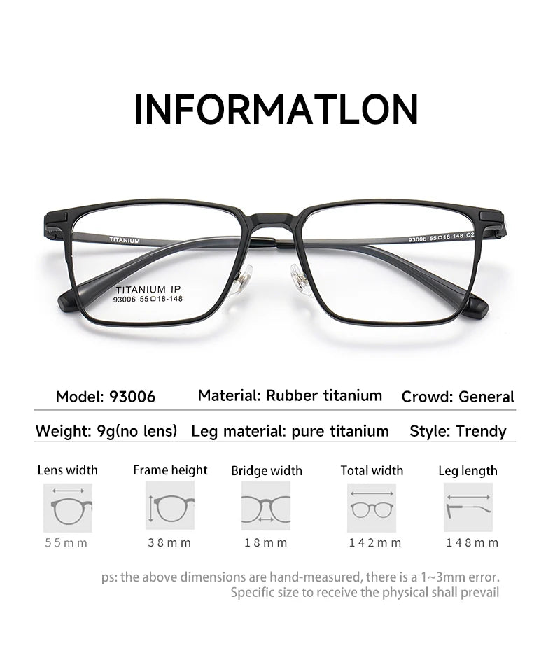 VKYEE, nuevas gafas de sol polarizadas con Clip magnético para hombres y mujeres, gafas de lectura ópticas, se pueden personalizar con prescripción F93006