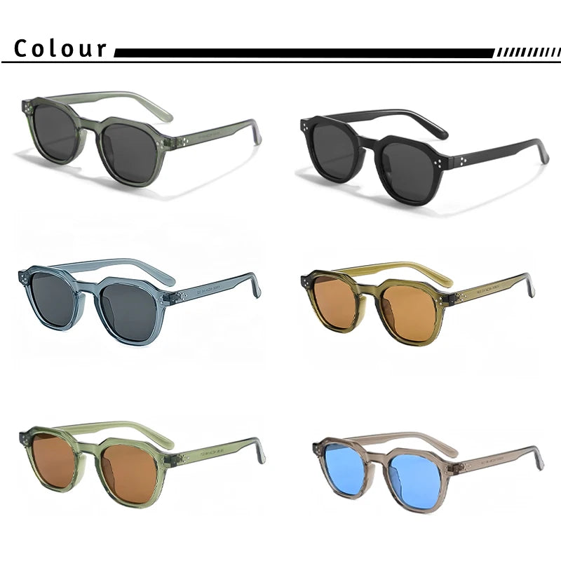Gafas de Sol Polarizadas CATERSIDE | Montura Poligonal TR90 Ultraligera | UV400
