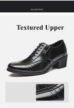 Zapatos Oxford Hombre Charol Elegantes Punta Puntiaguda Fiesta Boda | Alta Calidad