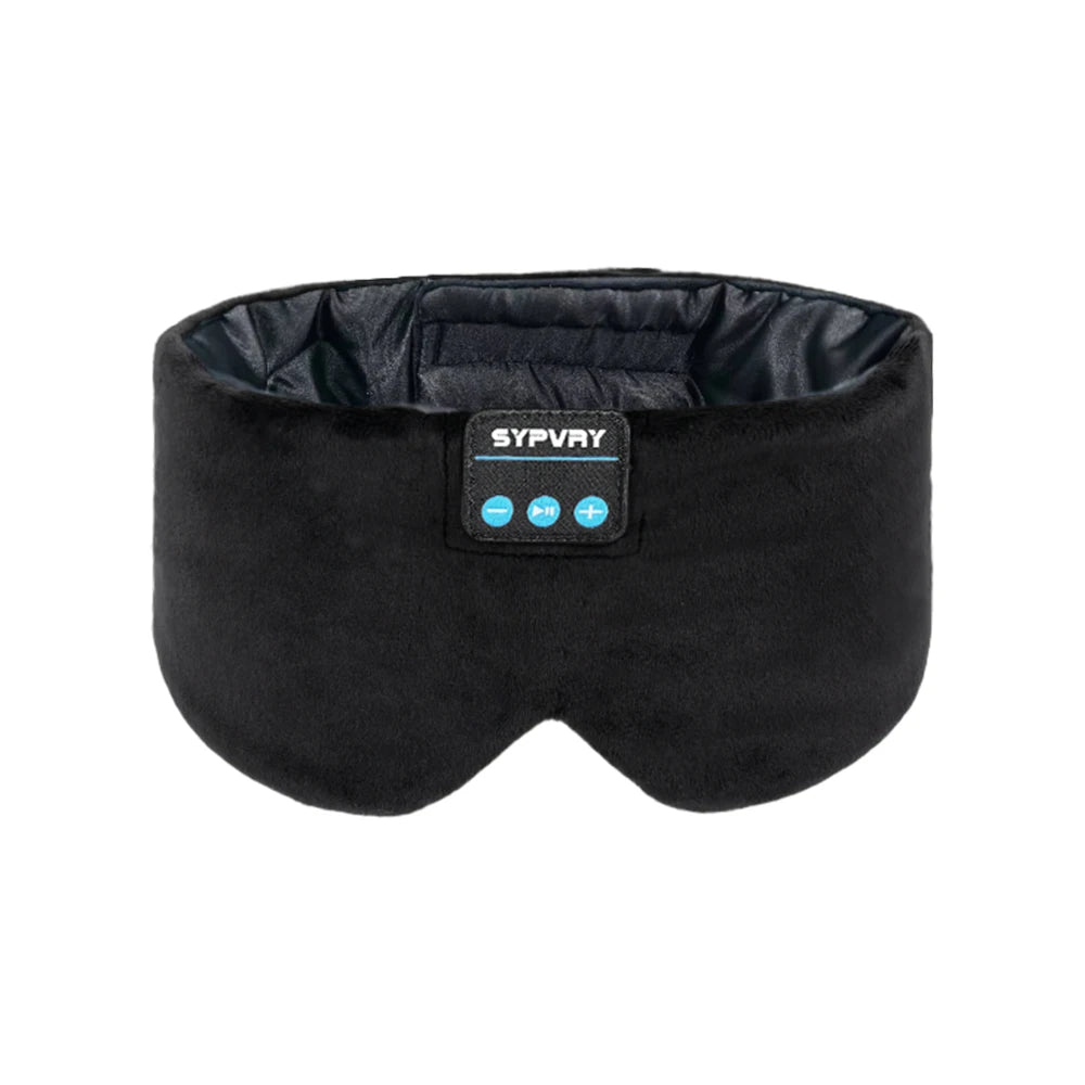 Auriculares para dormir Máscara de ojos Bluetooth para mujeres y hombres, máscaras opacas de música inalámbrica para personas mayores, regalo de viaje para el insomnio