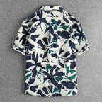 Camisa Hawaiana Hombre | Estampado Floral | Tela Seersucker | Manga Corta