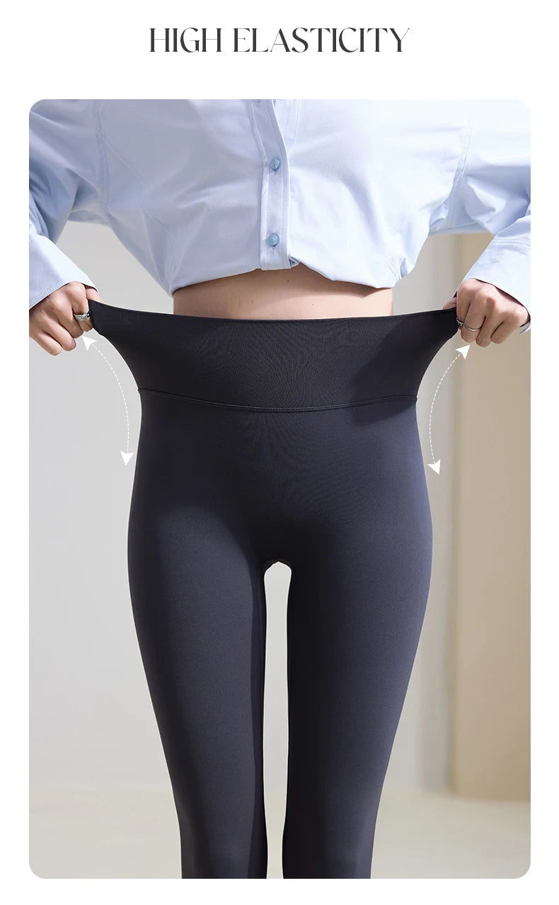 Leggings Piel Tiburón Sensación Desnuda | Sin Costuras Sexy Deportes | Mallas Ajustadas PV | Ticotrendy