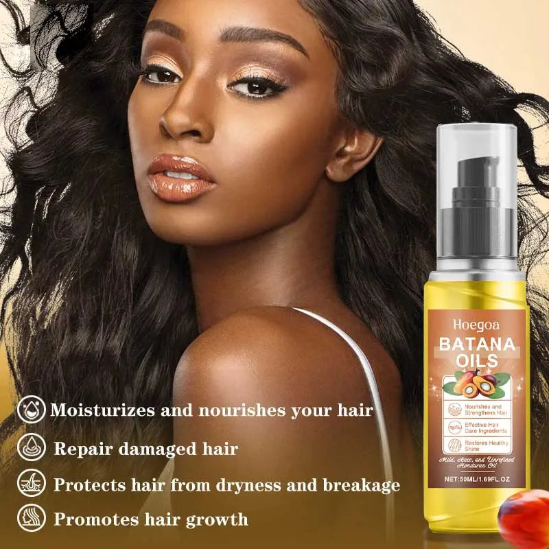 Aceite de Batana natural para hombres y mujeres, crecimiento rápido del cabello, aceite de Batana puro, nutre el cabello brillante, cuidado saludable, antipérdida de cabello