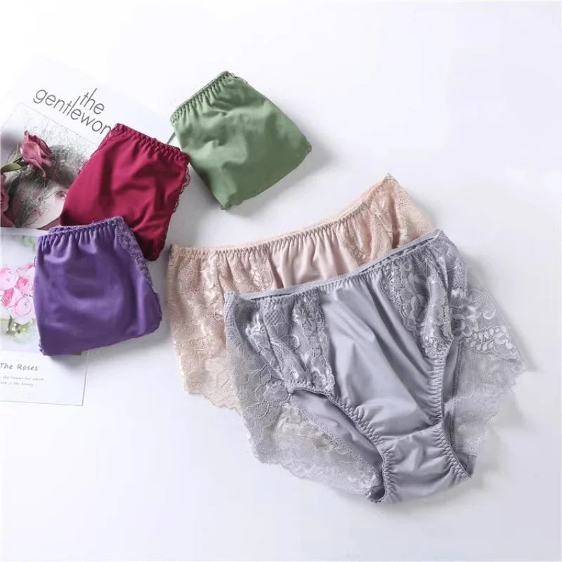 Set de Bragas de Encaje | 3 Piezas | Talla Grande 7XL