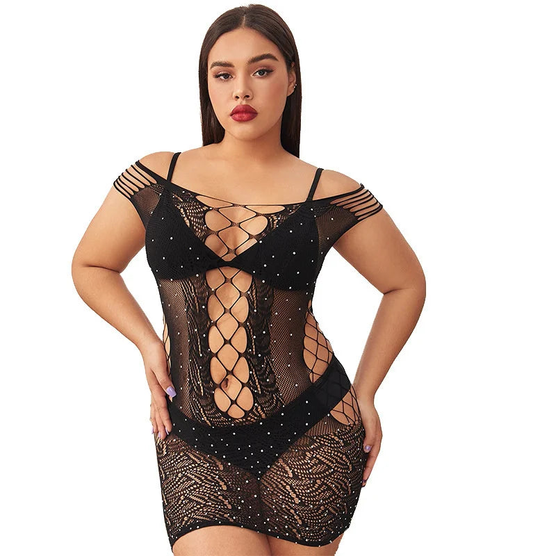 Lencería Talla Grande | Transparente | Ticotrendy