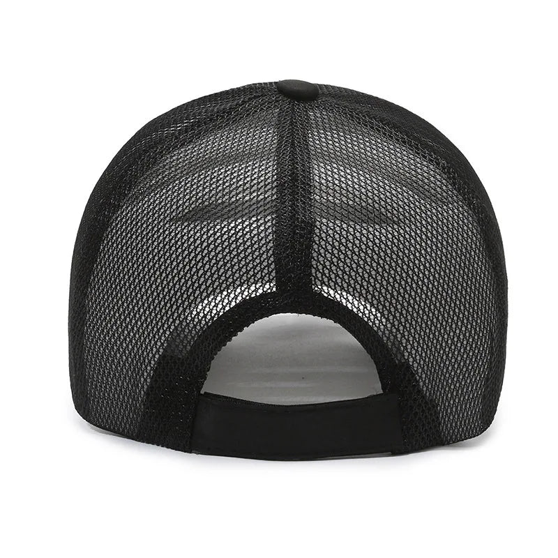 Gorra de Béisbol con Visera Larga y Malla Transpirable