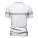 Polo Ajustado Negocios Hombre | Liso o Rayas Transpirable | Tallas S-XXL | Tico Trendy