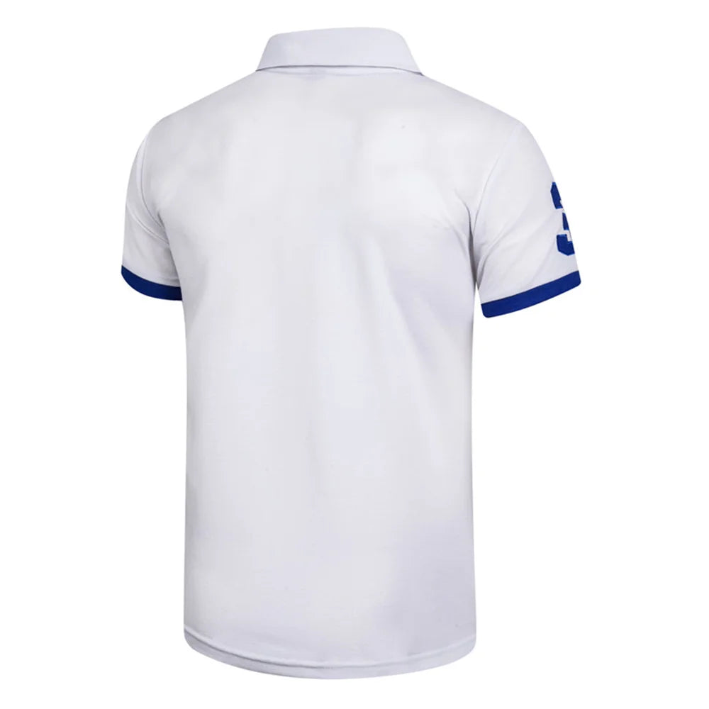 Set de 4 Polos Bordados Hombre | Manga Corta Ajustados | Tallas XS-5XL | Tico Trendy