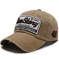 Gorra Vintage con Visera Curvada Bordada para Actividades al Aire Libre