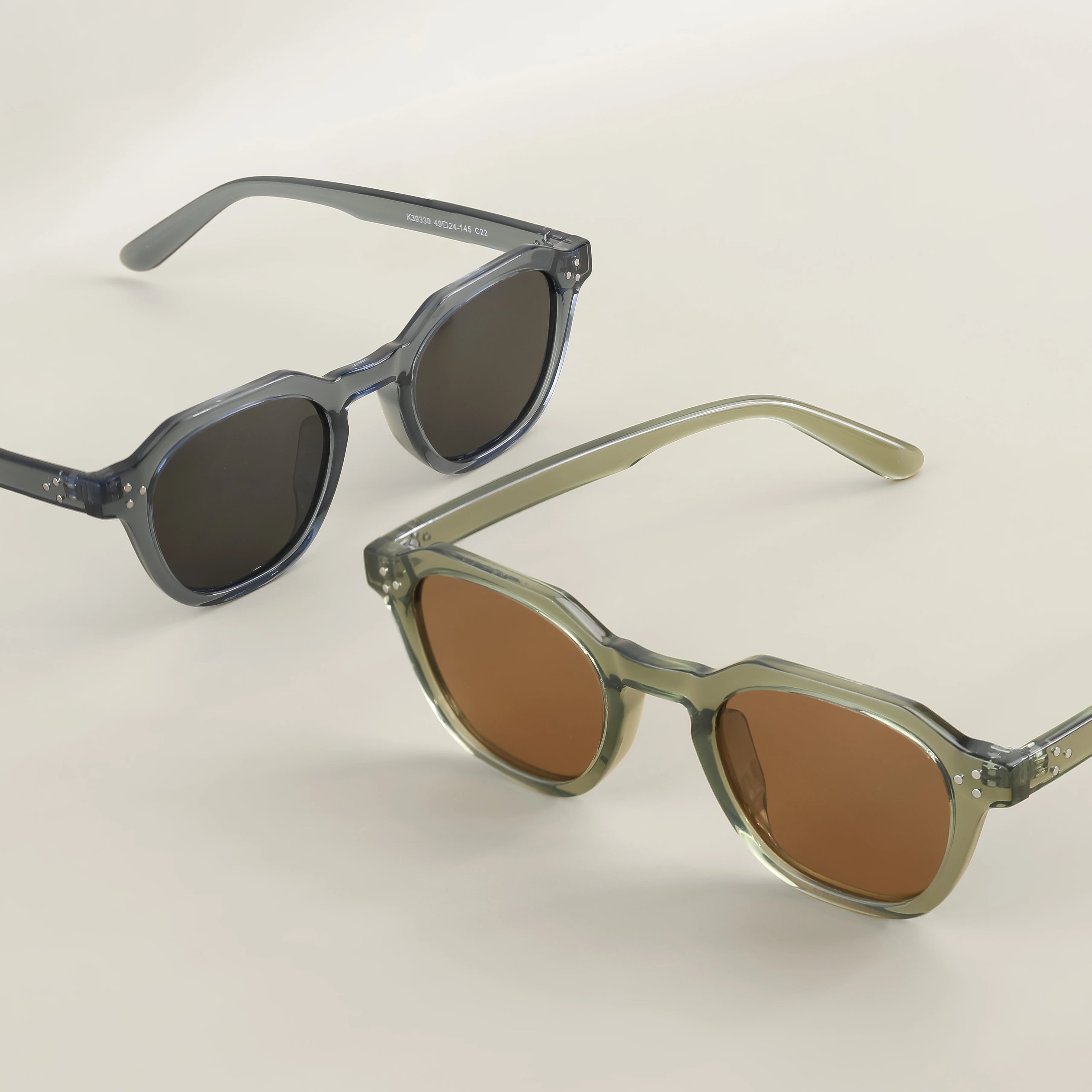 Gafas de Sol Polarizadas CATERSIDE | Montura Poligonal TR90 Ultraligera | UV400