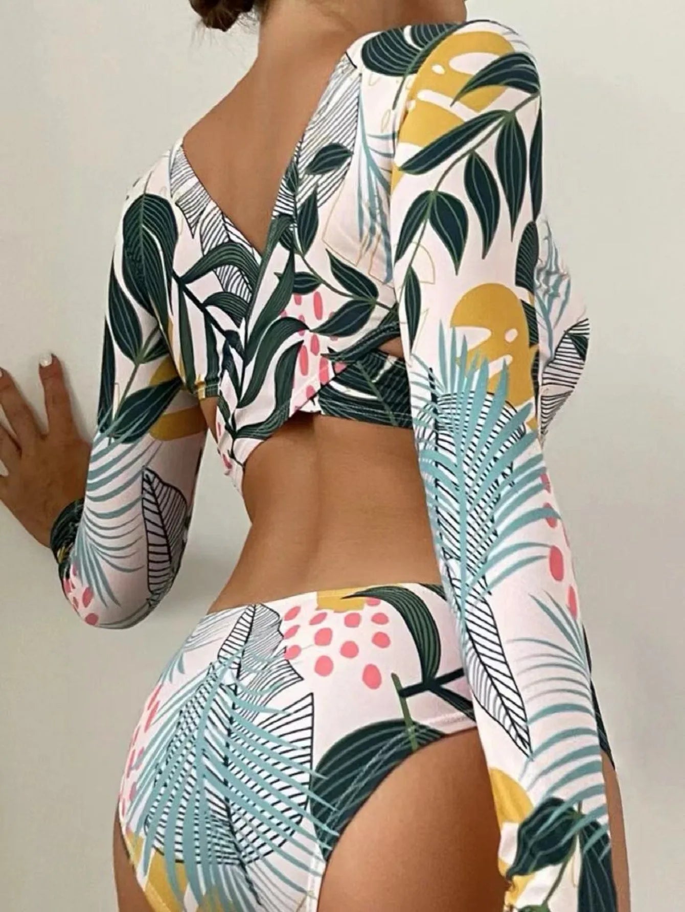 Traje de Baño Una Pieza Manga Larga | Estampado | Buceo y Playa