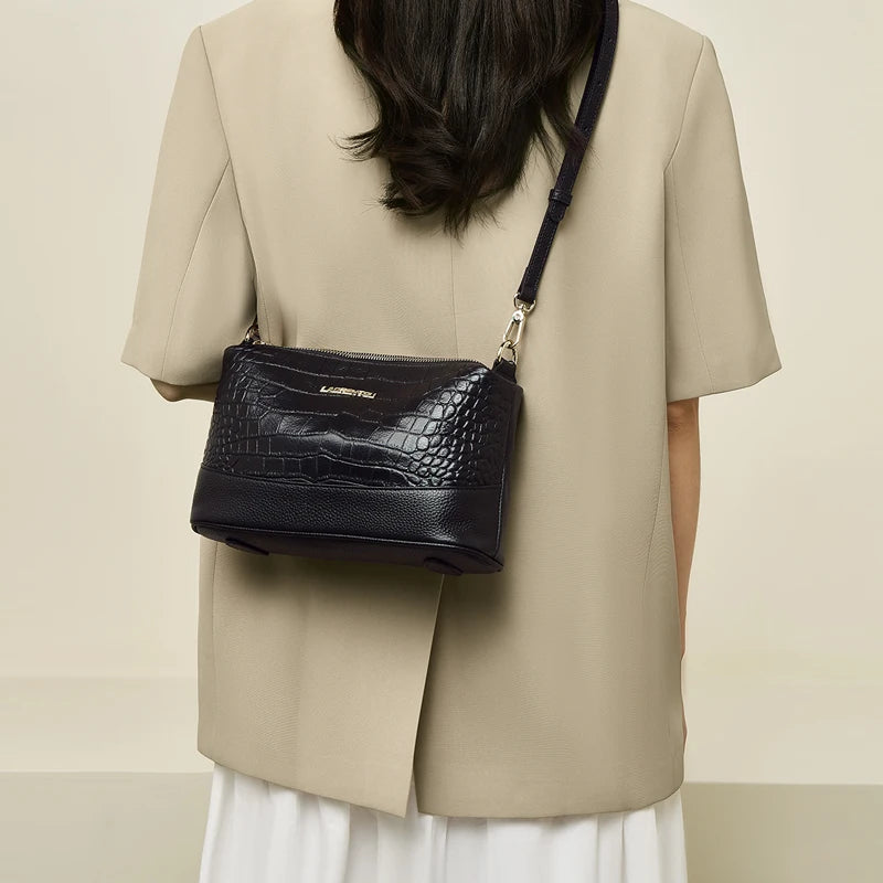 LAORENTOU marca moda mujer bolso cruzado 2025 Otoño Invierno nuevo diseño mujer bolso de hombro Casual