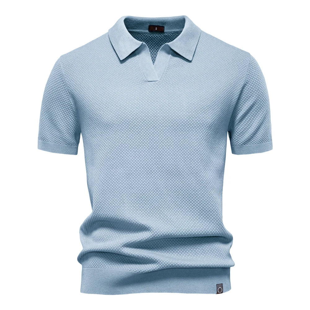 Polo Transpirable Elástico Hombre | Manga Corta Ligero Verano | Tallas S-XXL | Tico Trendy