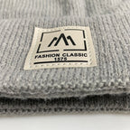 Gorro Punto Grueso Terciopelo Acrílico Cálido Térmico | Invierno Ajustable Casual Unisex