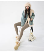 Leggings Térmicos Tiburón Polar Fino | Slim Fit Cintura Alta | Glúteos Sin Costuras Sexy