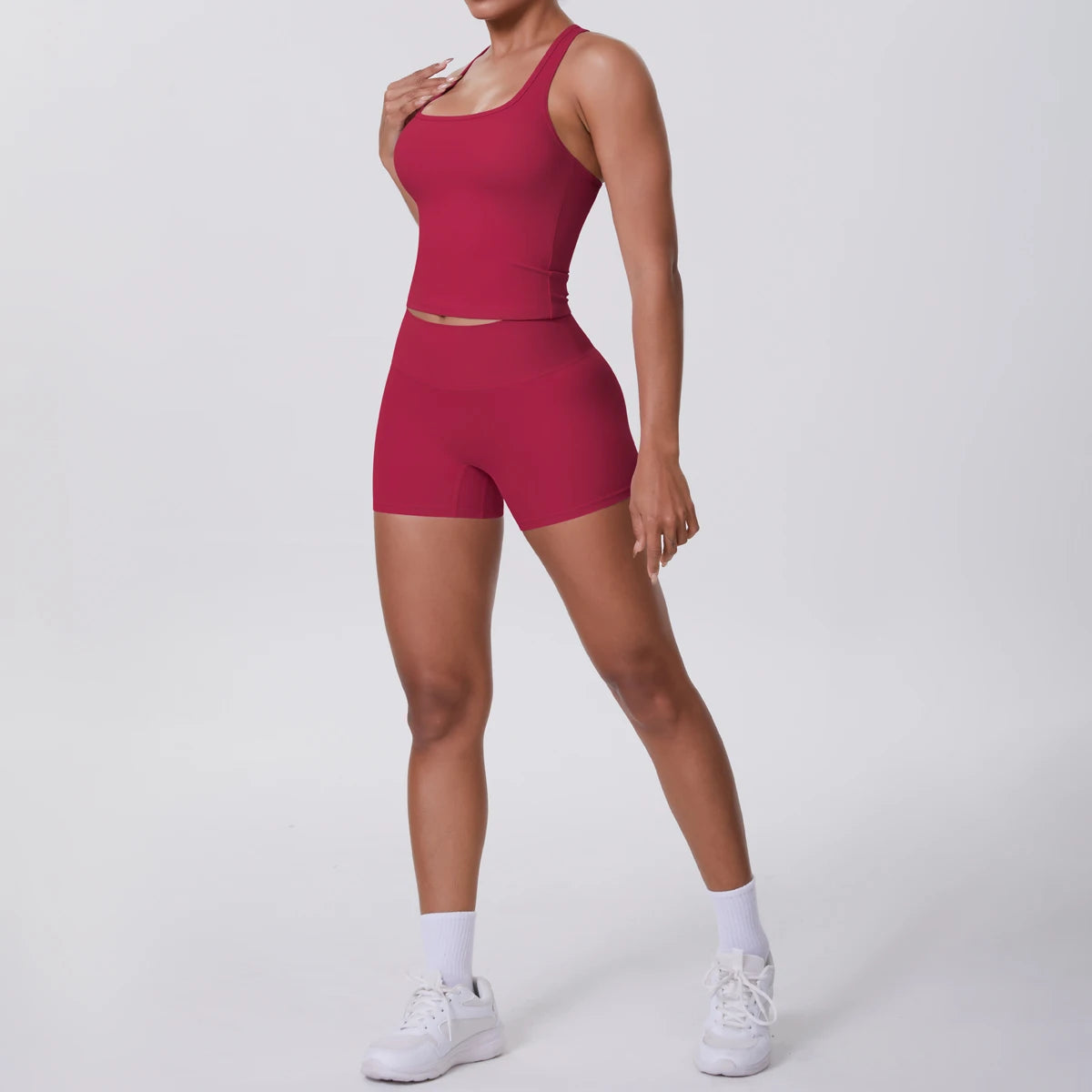 Conjunto Deportivo Mujer 2 Piezas | Sujetador Y Mallas Cintura Alta | Gym Yoga