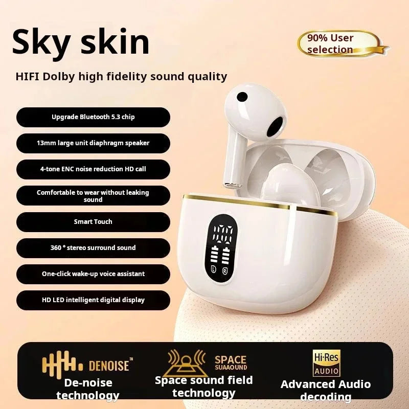 Auriculares SONY Mini Bluetooth 5.3 | Estéreo HiFi HD | Micrófono | Control Táctil | Pro4