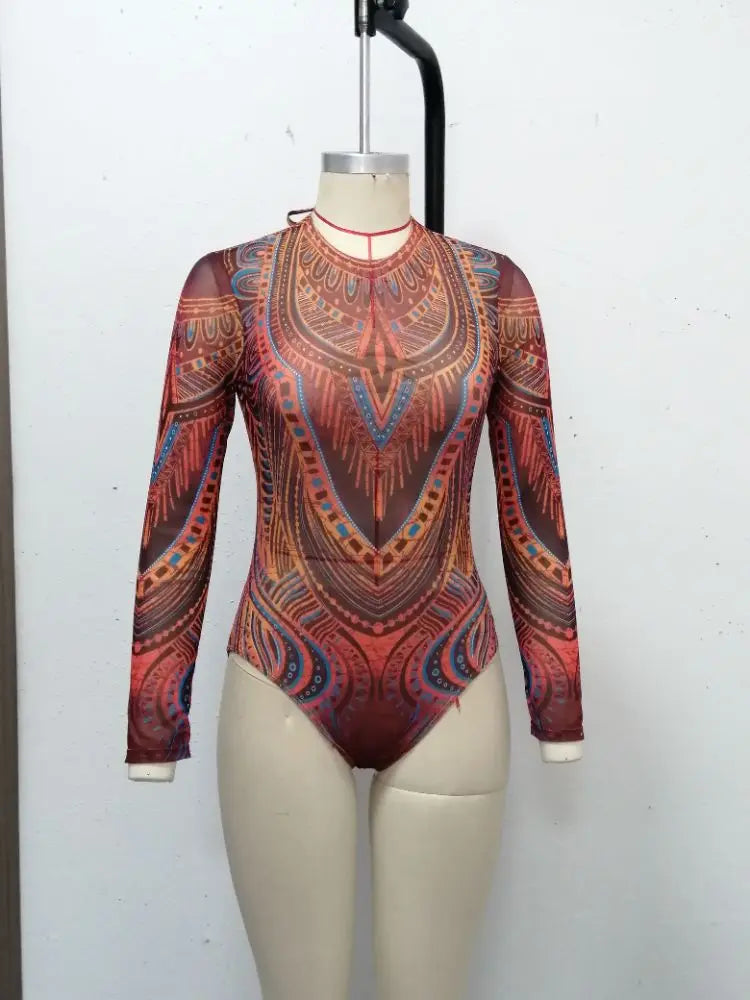 Rashguard de Playa Estampado | Protección UV | Mujer | Vacaciones