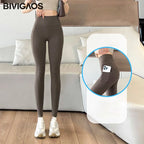 Leggings Piel Tiburón Bolsillo | Push Up Cintura Alta | Fitness Yoga Correr P-O | Ticotrendy