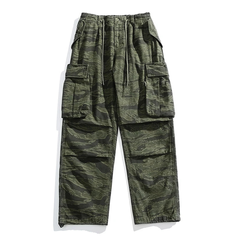 Pantalón Cargo Camuflaje | Estilo Táctico | Algodón | Hombre | Ticotrendy