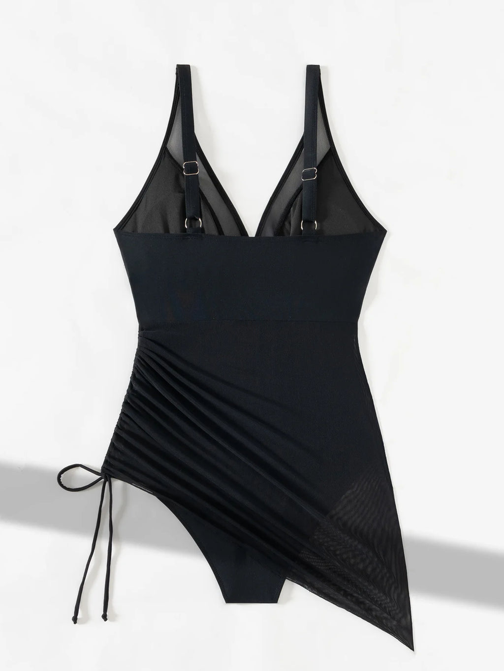 Bikini de Malla con Cordón 2025 | Una Pieza | Color Sólido