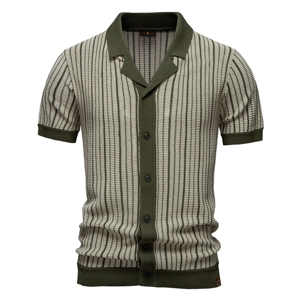 Polo Malla Panel Contraste Hombre | Cuello Vuelto Transpirable | Tallas S-XXL | Tico Trendy