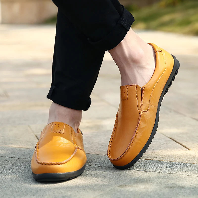 Zapatos Piel Genuina Hombre ∣ Transpirables Conducción ∣ Talla 37-46