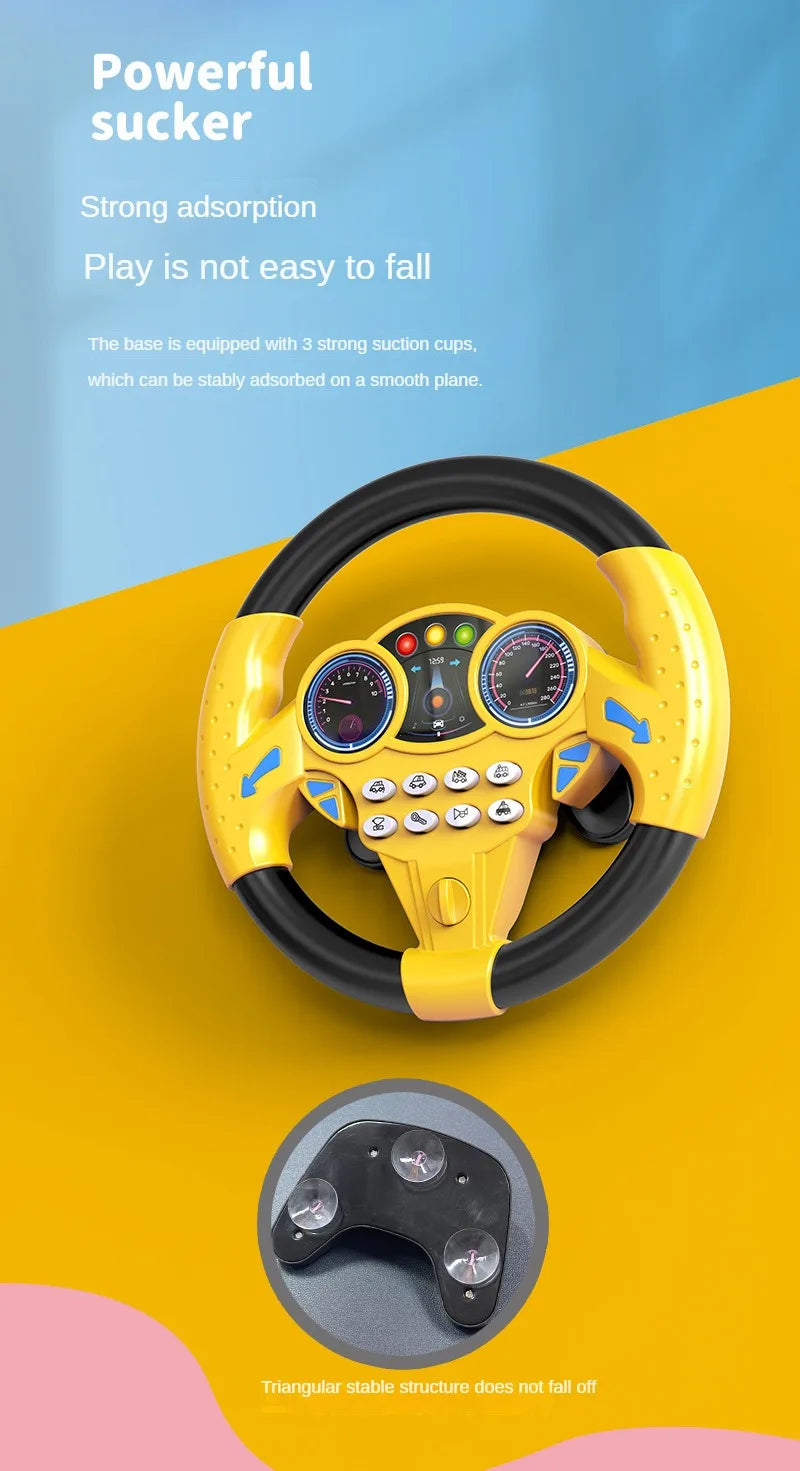 Volante De Juguete Simulador | Sonidos Y Luces | Regalo Infantil | Ticotrendy