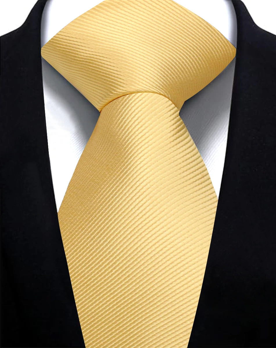 Corbata Lisa De Poliéster Negocios Boda Accesorio De Moda