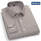 Camisa Clásica Algodón Hombre | Manga Larga | Botones | Casual y Oficina | Ticotrendy